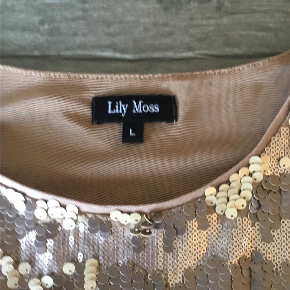 Gold Sequinned Top